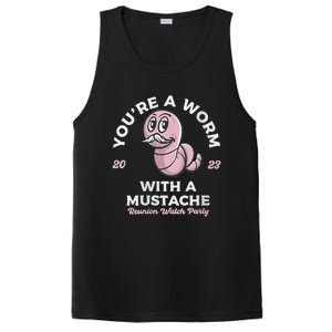 Womens Youre Worm With A Mustache James Tom Ariana Reality PosiCharge Competitor Tank