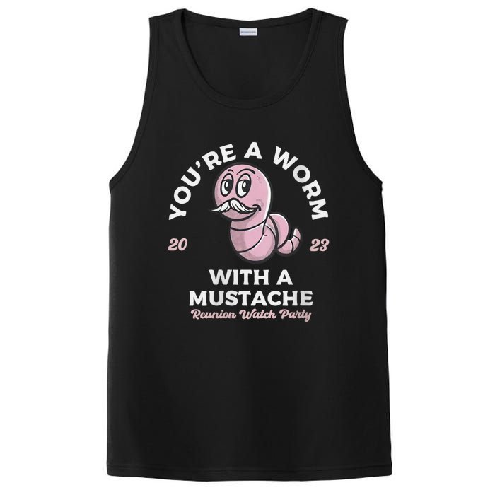 Womens Youre Worm With A Mustache James Tom Ariana Reality PosiCharge Competitor Tank