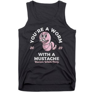 Womens Youre Worm With A Mustache James Tom Ariana Reality Tank Top