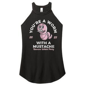 Womens Youre Worm With A Mustache James Tom Ariana Reality Women's Perfect Tri Rocker Tank