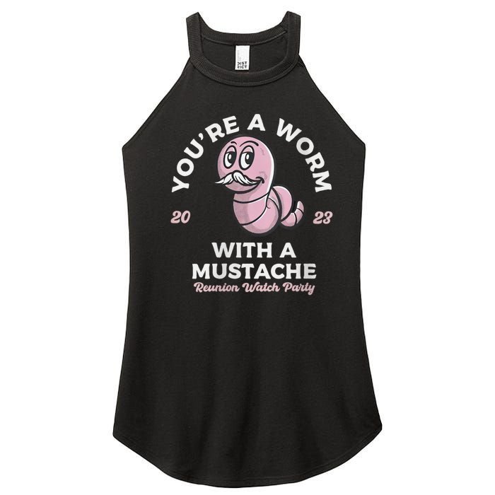 Womens Youre Worm With A Mustache James Tom Ariana Reality Women's Perfect Tri Rocker Tank