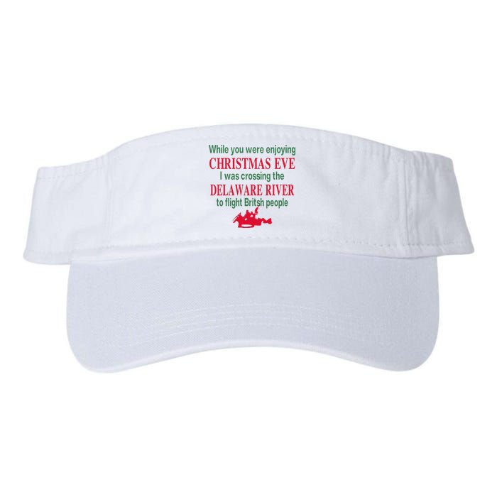 While You Were Enjoying Christmas Valucap Bio-Washed Visor