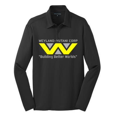 Weyland Yutani Silk Touch Performance Long Sleeve Polo