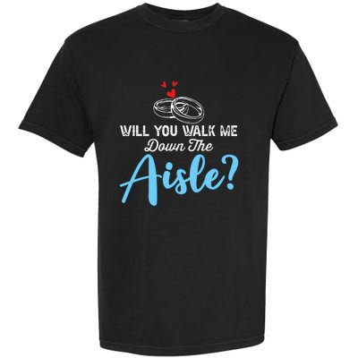 Will You Walk Me Down The Aisle Wedding Png Garment-Dyed Heavyweight T-Shirt