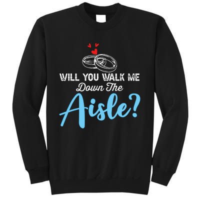 Will You Walk Me Down The Aisle Wedding Png Sweatshirt