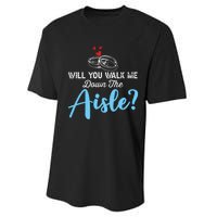 Will You Walk Me Down The Aisle Wedding Png Performance Sprint T-Shirt