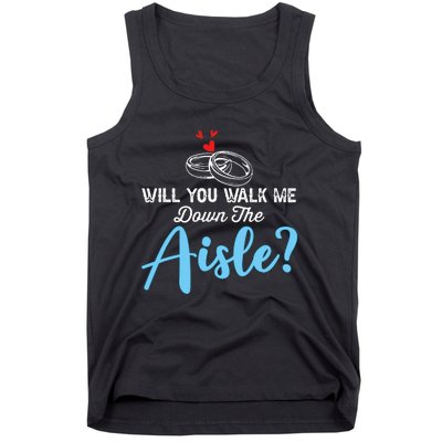 Will You Walk Me Down The Aisle Wedding Png Tank Top