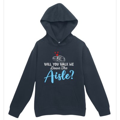 Will You Walk Me Down The Aisle Wedding Png Urban Pullover Hoodie