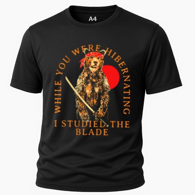 While You Were Hibernating I Studied The Blade Bear Samurai Performance Shirt