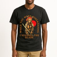 While You Were Hibernating I Studied The Blade Bear Samurai Tall T-Shirt
