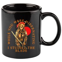While You Were Hibernating I Studied The Blade Bear Samurai 11oz C Handle Ceramic Mug