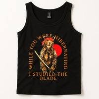 While You Were Hibernating I Studied The Blade Bear Samurai Tank Top
