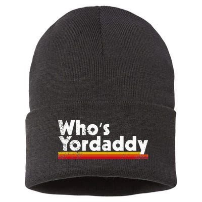 Whos Yordaddy Sustainable Knit Beanie