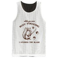 While You Were Busy Foraging I Studied The Blade Retro Mesh Reversible Basketball Jersey Tank