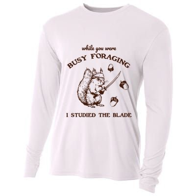 While You Were Busy Foraging I Studied The Blade Retro Cooling Performance Long Sleeve Crew