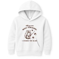 While You Were Busy Foraging I Studied The Blade Retro Kids Hoodie