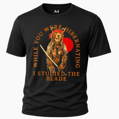 While You Were Hibernating I Studied The Blade Bear Samurai Performance Shirt