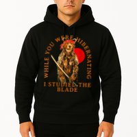 While You Were Hibernating I Studied The Blade Bear Samurai Hoodie