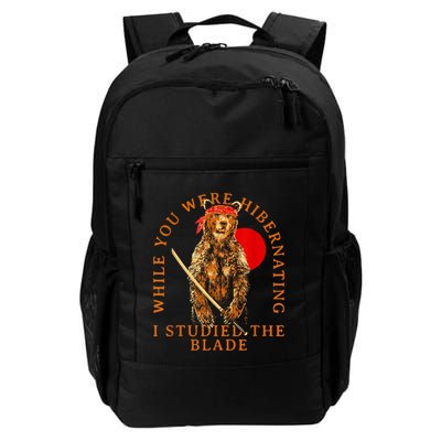 While You Were Hibernating I Studied The Blade Bear Samurai Backpack