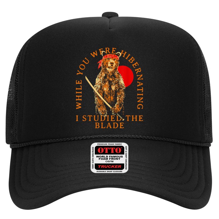 While You Were Hibernating I Studied The Blade Bear Samurai Hat