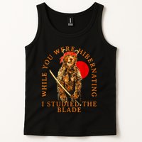 While You Were Hibernating I Studied The Blade Bear Samurai Tank Top