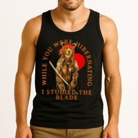 While You Were Hibernating I Studied The Blade Bear Samurai Tank Top
