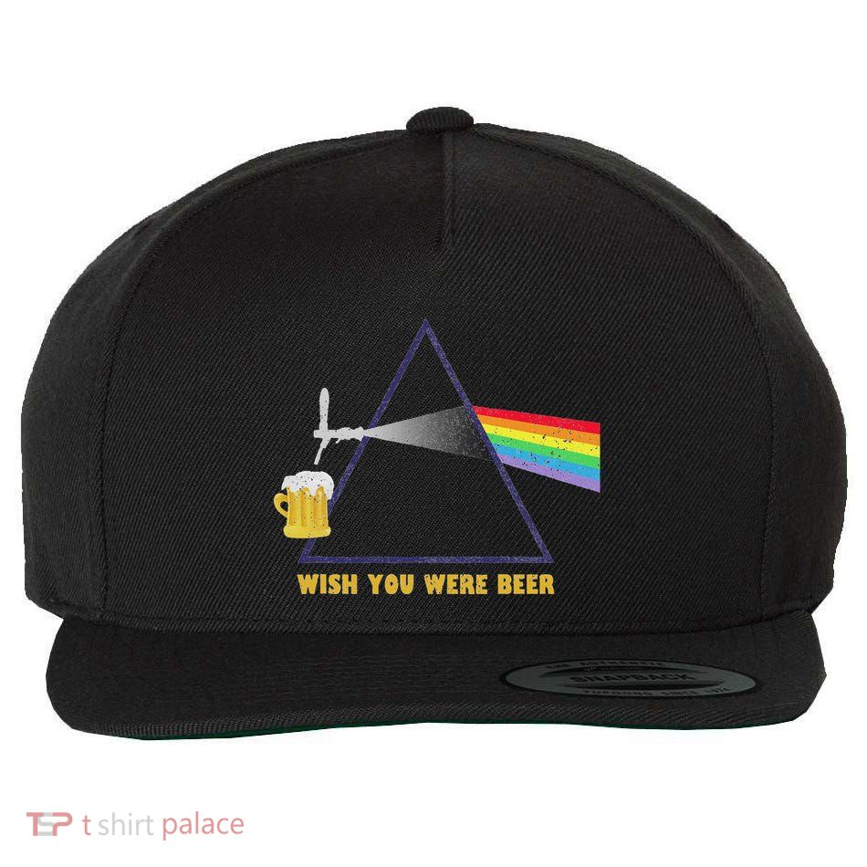 Wish You Were Beer I Funny Beer Drinker Wool Snapback Cap