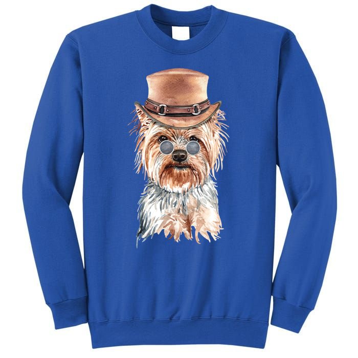 Watercolor Yorkie Yorkshire Terrier Owners Gift Sweatshirt