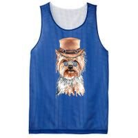 Watercolor Yorkie Yorkshire Terrier Owners Gift Mesh Reversible Basketball Jersey Tank