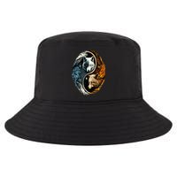 Wolf Yin Yang Cool Comfort Performance Bucket Hat