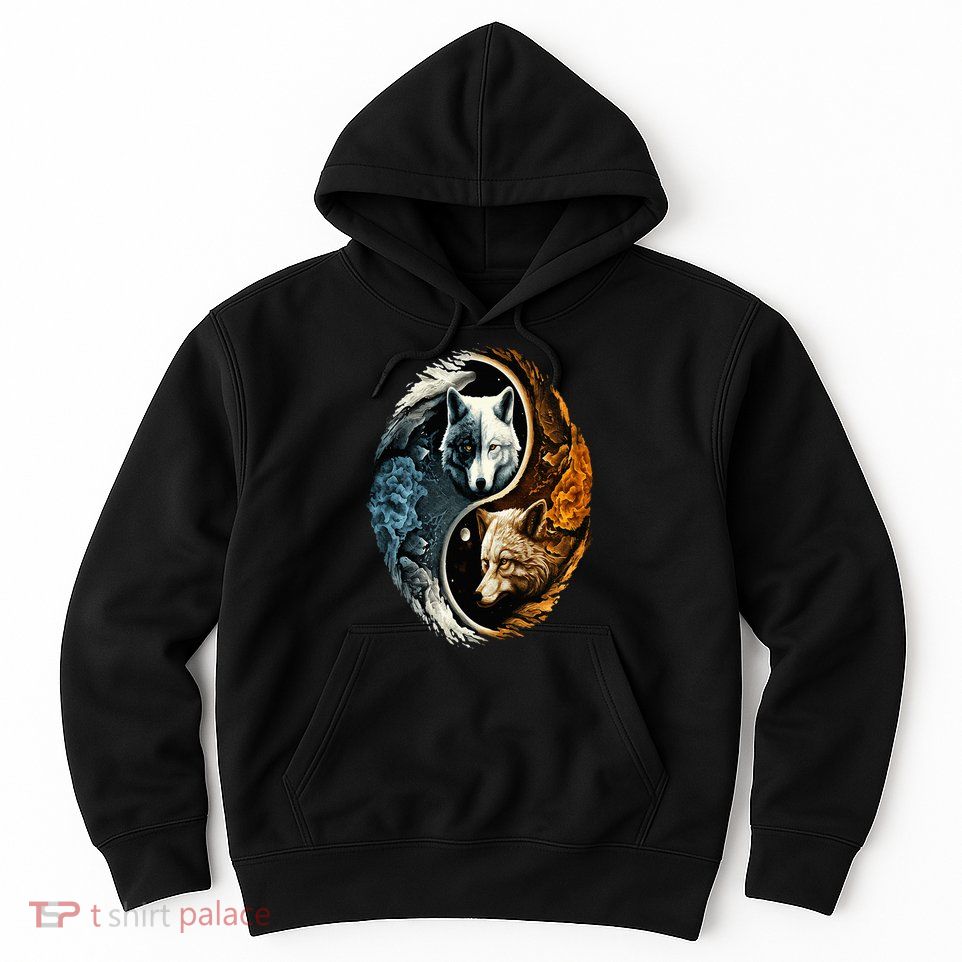 Wolf Yin Yang Hoodie