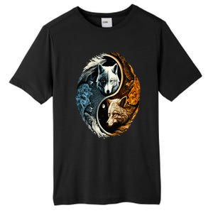 Wolf Yin Yang Tall Fusion ChromaSoft Performance T-Shirt