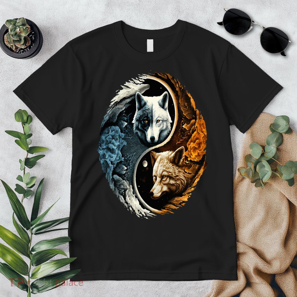 Wolf Yin Yang Premium T-Shirt