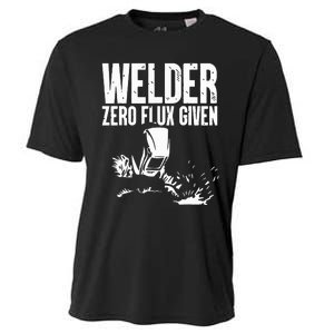 Welder Zero Flux Given Flame Metalsmith Fabricator Cooling Performance Crew T-Shirt