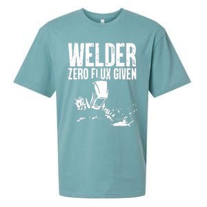 Welder Zero Flux Given Flame Metalsmith Fabricator Sueded Cloud Jersey T-Shirt