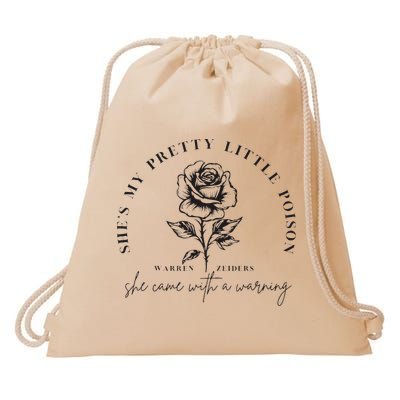 Warren Zeiders She came with a warning Drawstring Bag