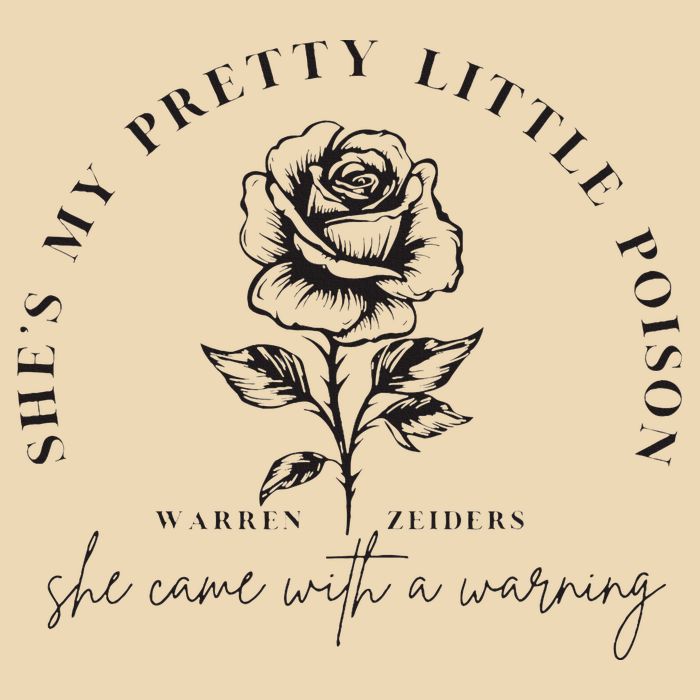 Warren Zeiders She came with a warning Drawstring Bag