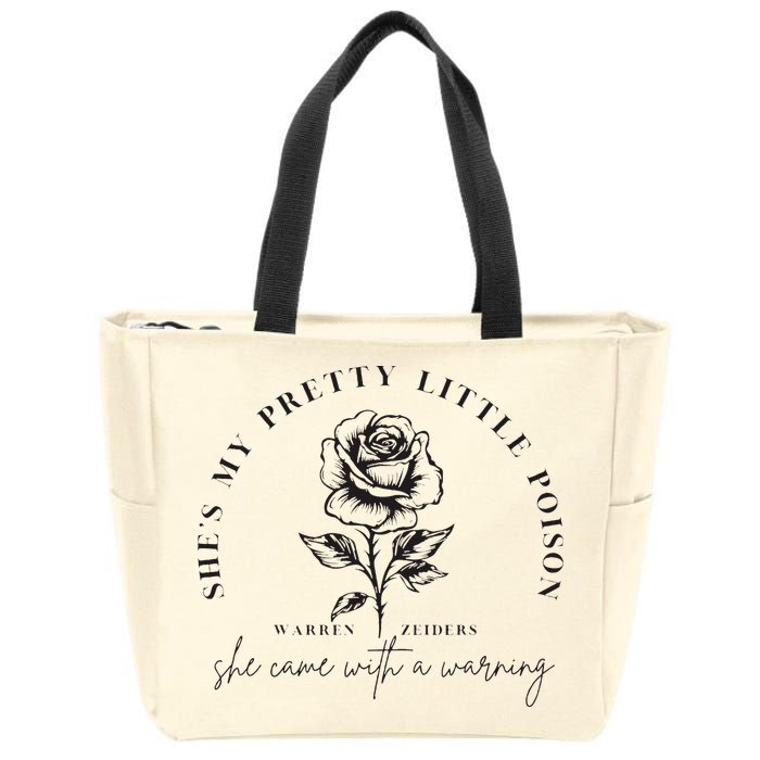 Warren Zeiders She came with a warning Zip Tote Bag