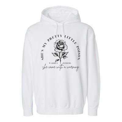 Warren Zeiders She came with a warning Garment-Dyed Fleece Hoodie