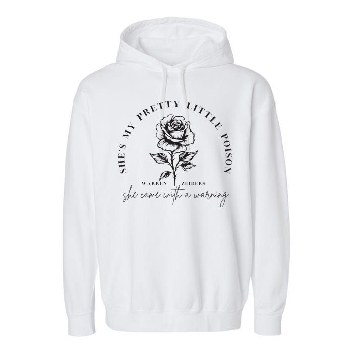 Warren Zeiders She came with a warning Garment-Dyed Fleece Hoodie