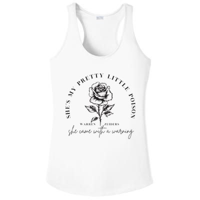 Warren Zeiders She came with a warning Ladies PosiCharge Competitor Racerback Tank