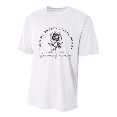 Warren Zeiders She came with a warning Youth Performance Sprint T-Shirt