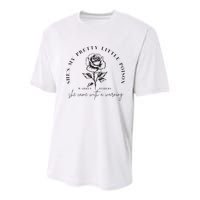 Warren Zeiders She came with a warning Youth Performance Sprint T-Shirt