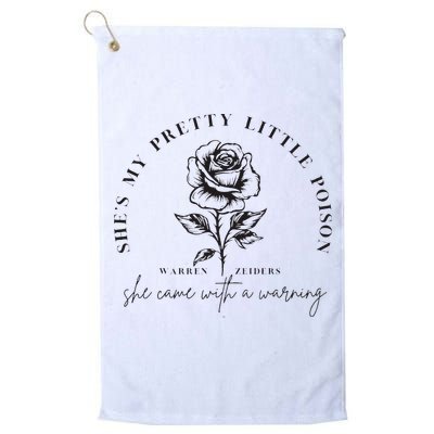 Warren Zeiders She came with a warning Golf Towel