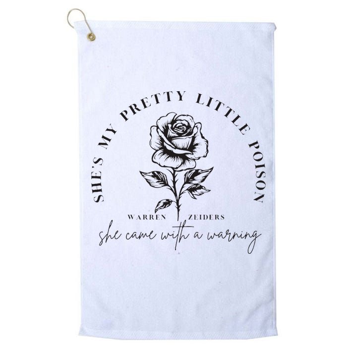 Warren Zeiders She came with a warning Golf Towel