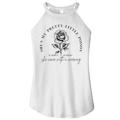 Warren Zeiders She came with a warning Women's Perfect Tri Rocker Tank