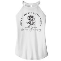 Warren Zeiders She came with a warning Women's Perfect Tri Rocker Tank