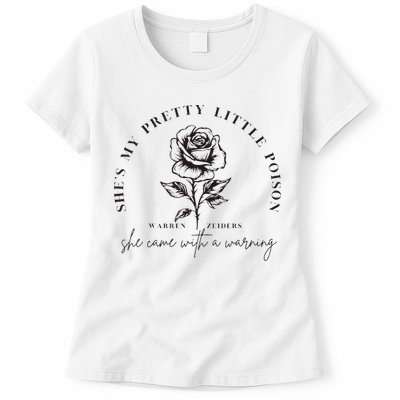 Warren Zeiders She came with a warning Womens T-Shirt