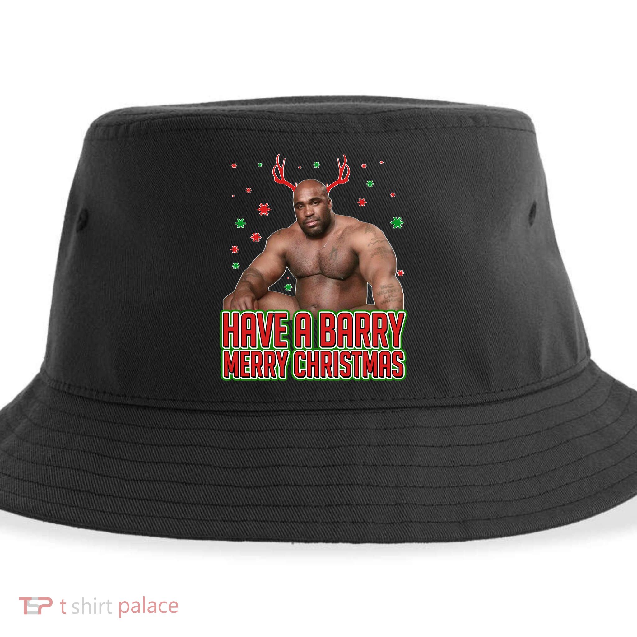 X-Mas Have A Barry Merry Christmas Sustainable Bucket Hat