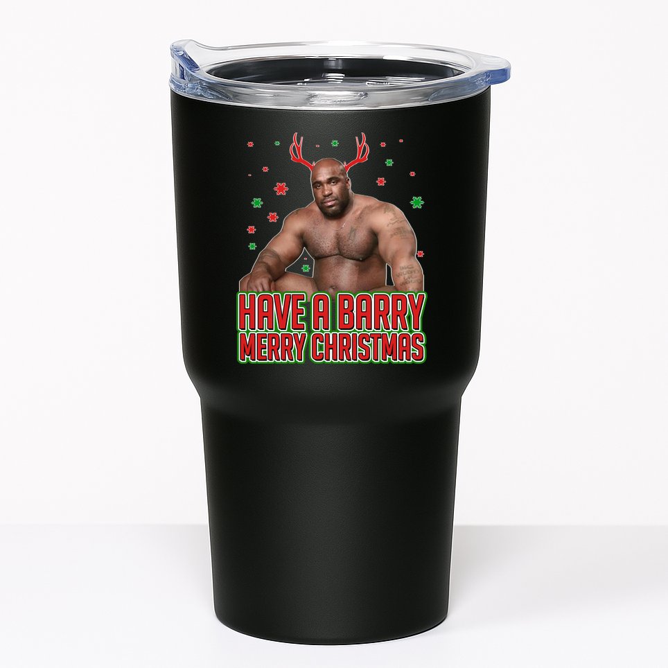 X-Mas Have A Barry Merry Christmas Tumbler